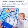 3 in 1 Children's Tent Toy Ball Pit Pool House Portable Children Tipi Tents Crawling Tunnel Pop Up Tent House Kids Camping Tent 4