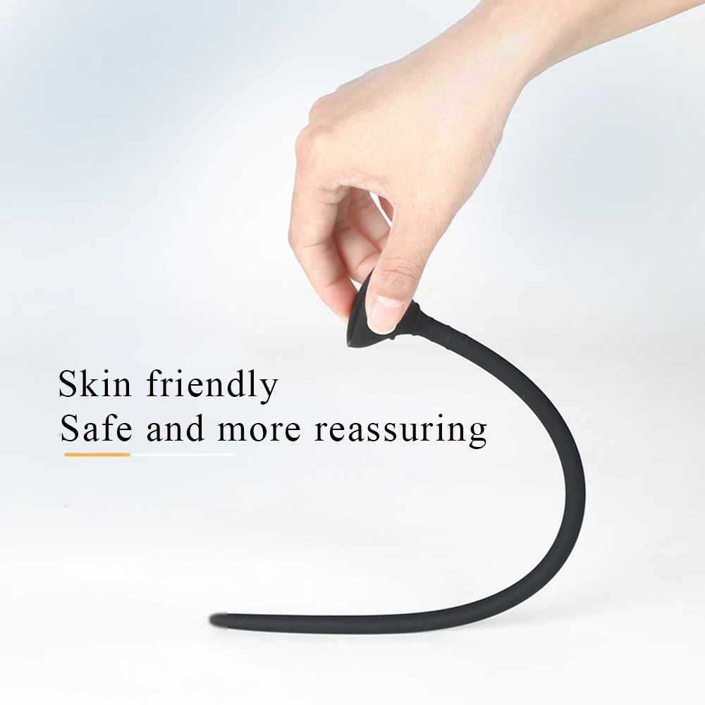 Soft Silicone Horse Eye Stick with Strong Suction Cup Urethral Dilation Stimulator Prostate Massage Men Masturbation Sex Toy penis sex toys