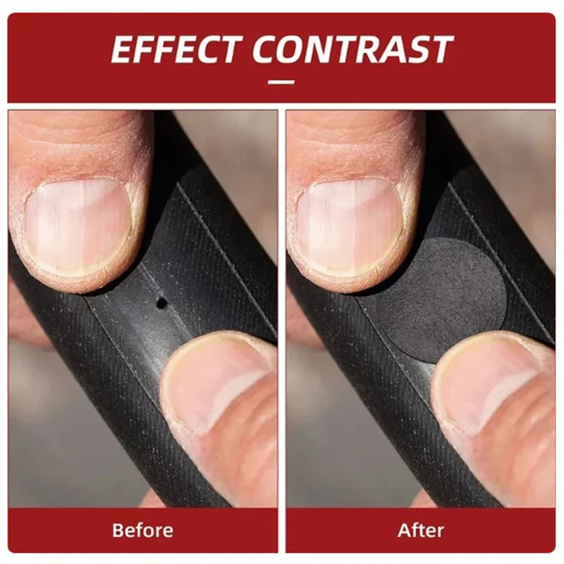 10/20/30/50pcs Bicycle Glue-free Tire Patches Bike Tire Patch Tool Without Glue No-glue Adhesive Quick Drying Bike Accessories