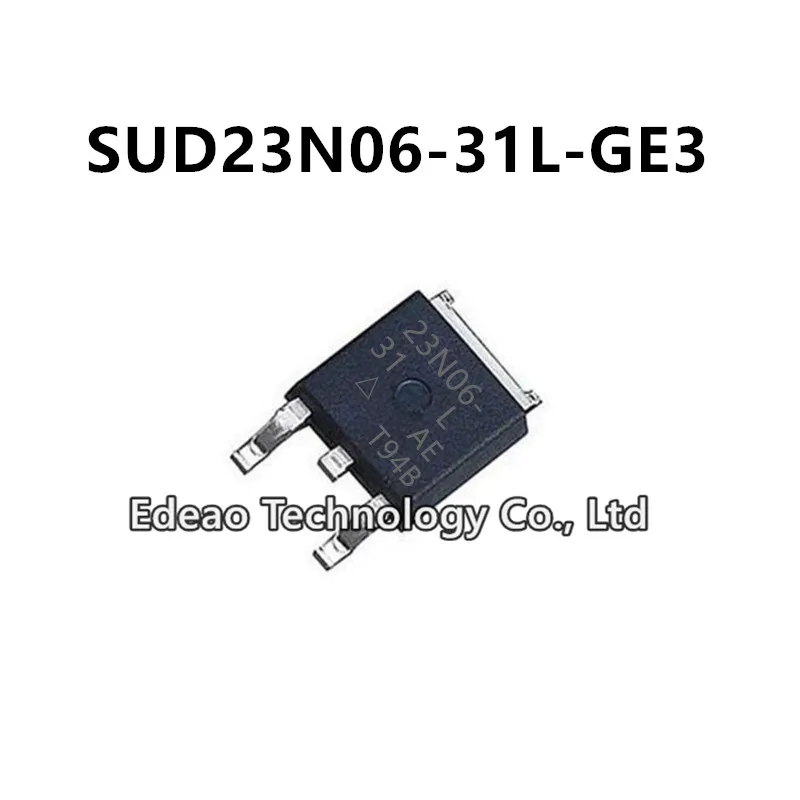 

10Pcs/lot NEW 23N06-31 SUD23N06-31 TO-252 SUD23N06-31-GE3 23A/60V N-channel MOSFET field-effect transistor