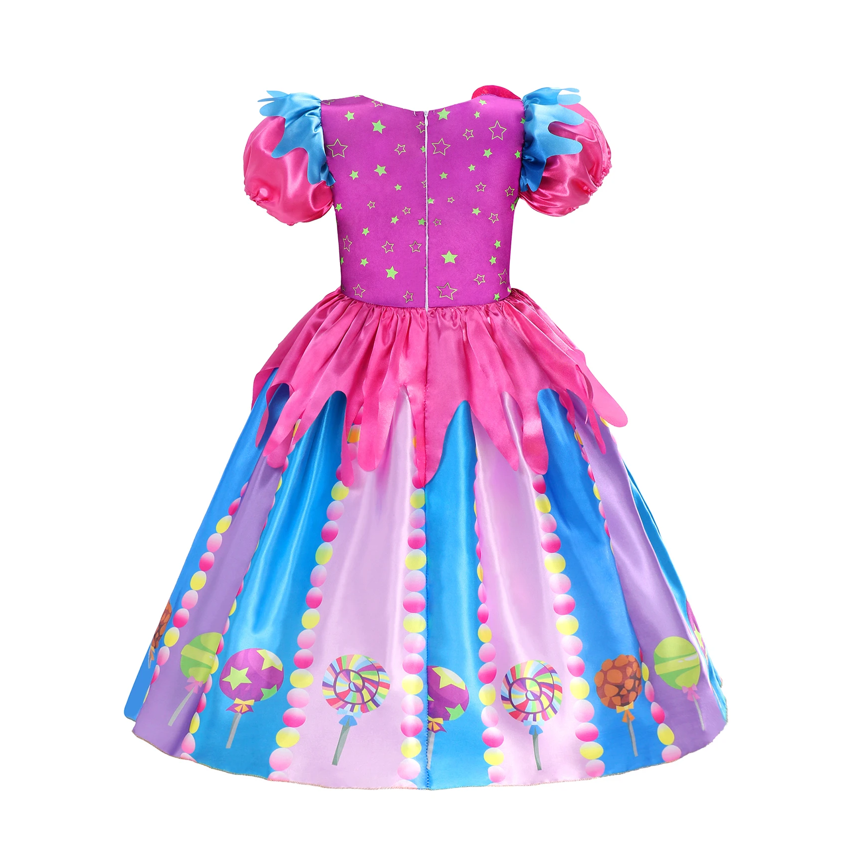 2025 Purim Ragazza Arcobaleno Caramella Costume Bambini Cosplay