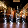 1Pcs 2 Meter 20 Led 1 Meter 10 Led Bottle Fairy String Lights Cork Christmas Wedding Party 3