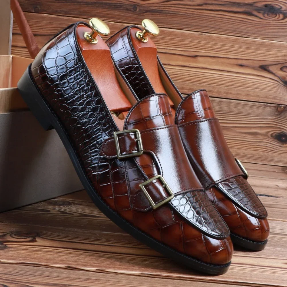 Mens Dress Shoes Fashion Men's Leather Shoes Oversized for Men Loafers Shoe Zapatos Para Hombre Zapatos De Vestir Hombre
