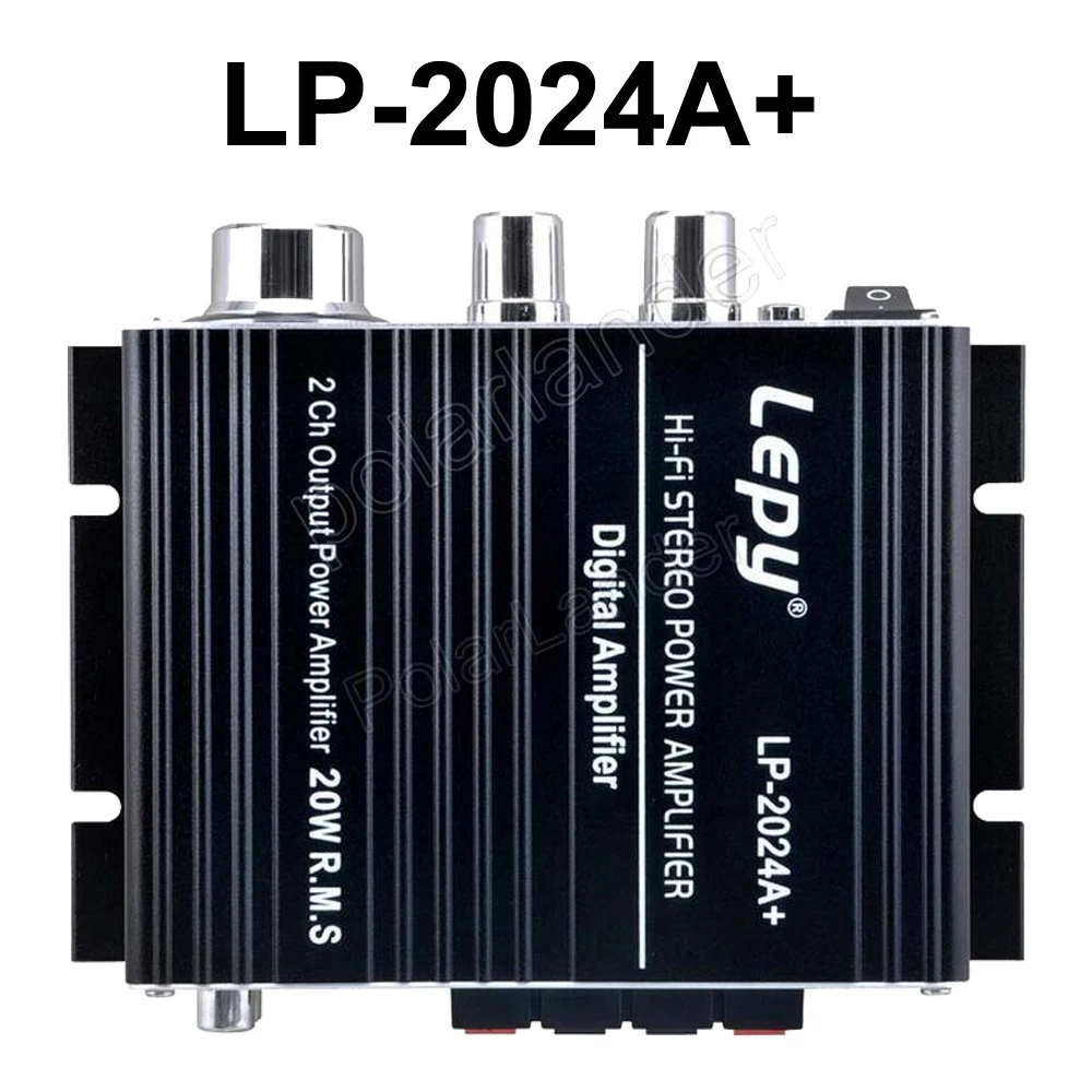 

LP-2024A + Hi-Fi мини-усилитель мощности для автомобиля Power домашний усилитель 12 В, цифровой стереоусилитель 2*20 Вт, 2 канала