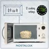 Retro Countertop Microwave Oven ,Large 800-Watt ,12 Pre-Programmed Cooking Settings - Digital Clock,Kitchen Appliances 2