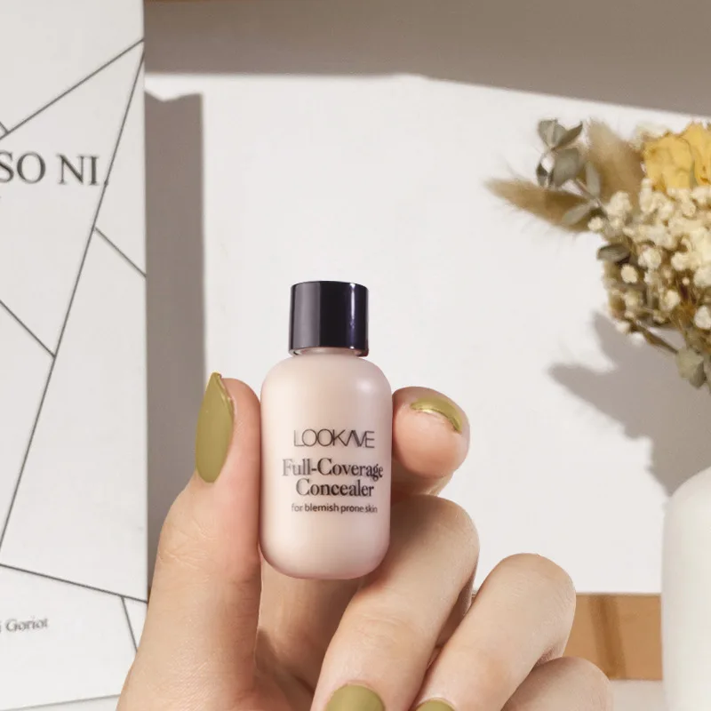 Liquid Concealer Foundation Cream Makeup Waterproof Lasting Full Coverage Acne Spot Scars Dark Circles Face Base Cosmetics face makeup base concealer foundation