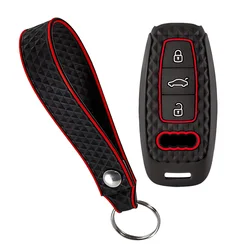 Premium Silicone Car Key Cover - Auto Styling Protection Shell Holder (2 PCS)