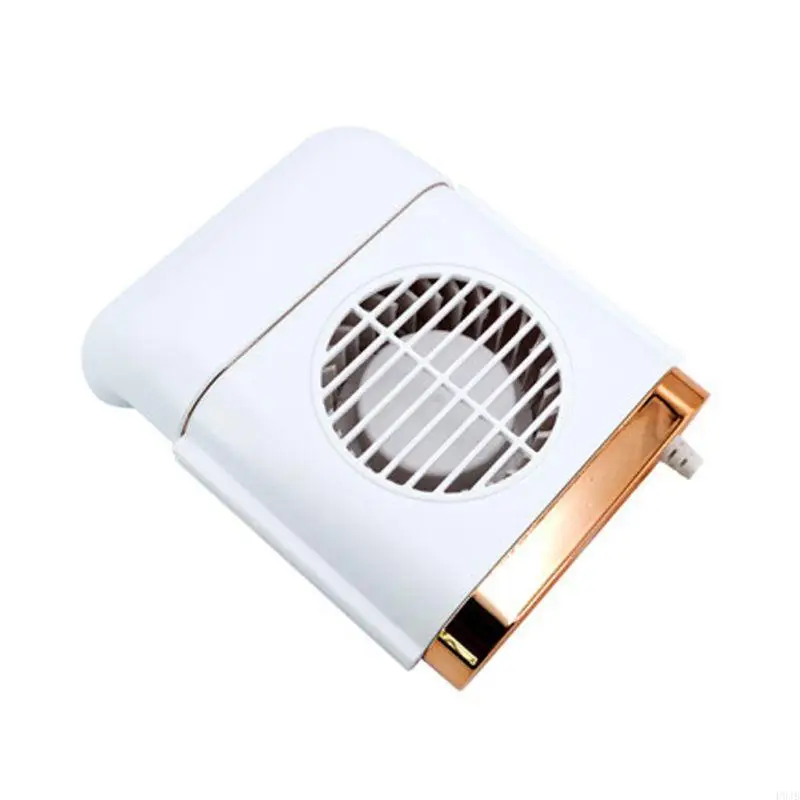 P9JB Car Rear for Seat Headrest Fan Passenger for Seat 3 Speed 5V USB Fan Air Cooling Truck SUV Auto White