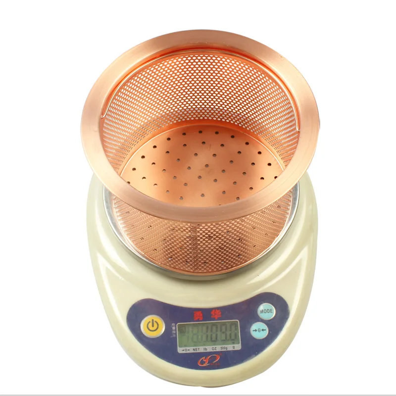 Talea Stainless Steel Copper Plating Deep Sink Strainer Basket Filter QS093C020