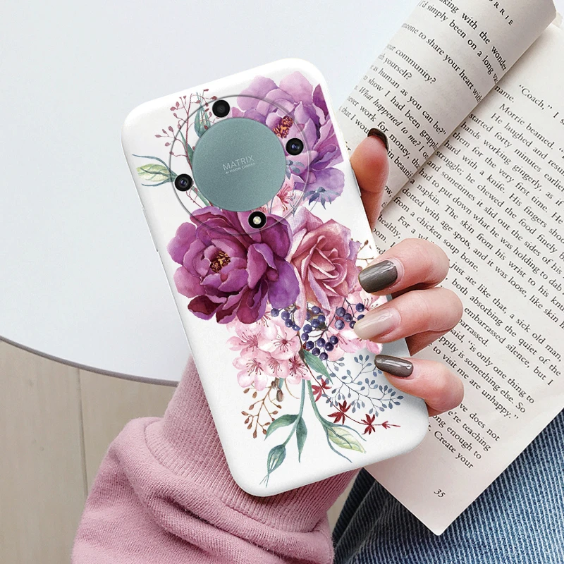 Charming Love Heart Daisy Flowers Silicone Soft Cute Cartoon Phone Case