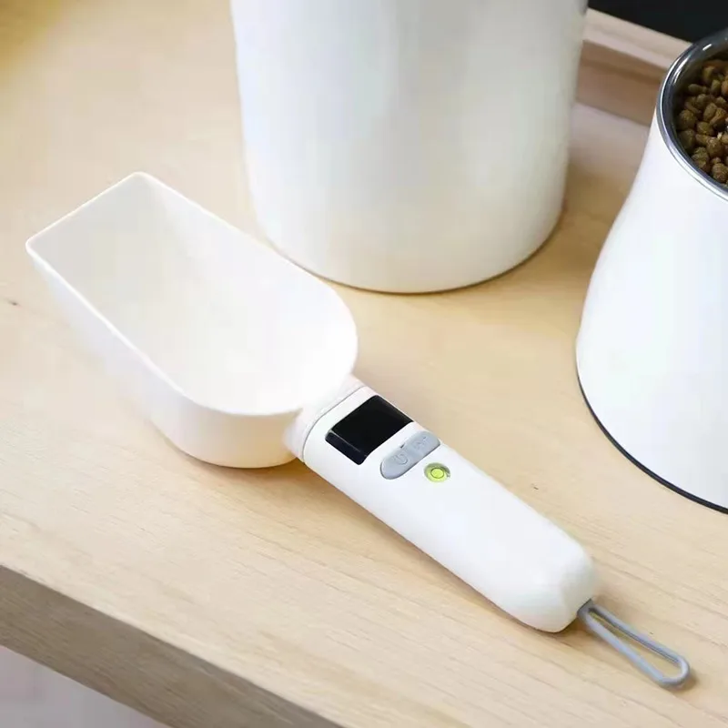 Portable LCD Digital Kitchen Scale Home Electronic Measuring Tool Pet Dog and Cat Digital Feeding Bowl Weighing Spoon 800g/1g electronic kitchen scale electronic scale