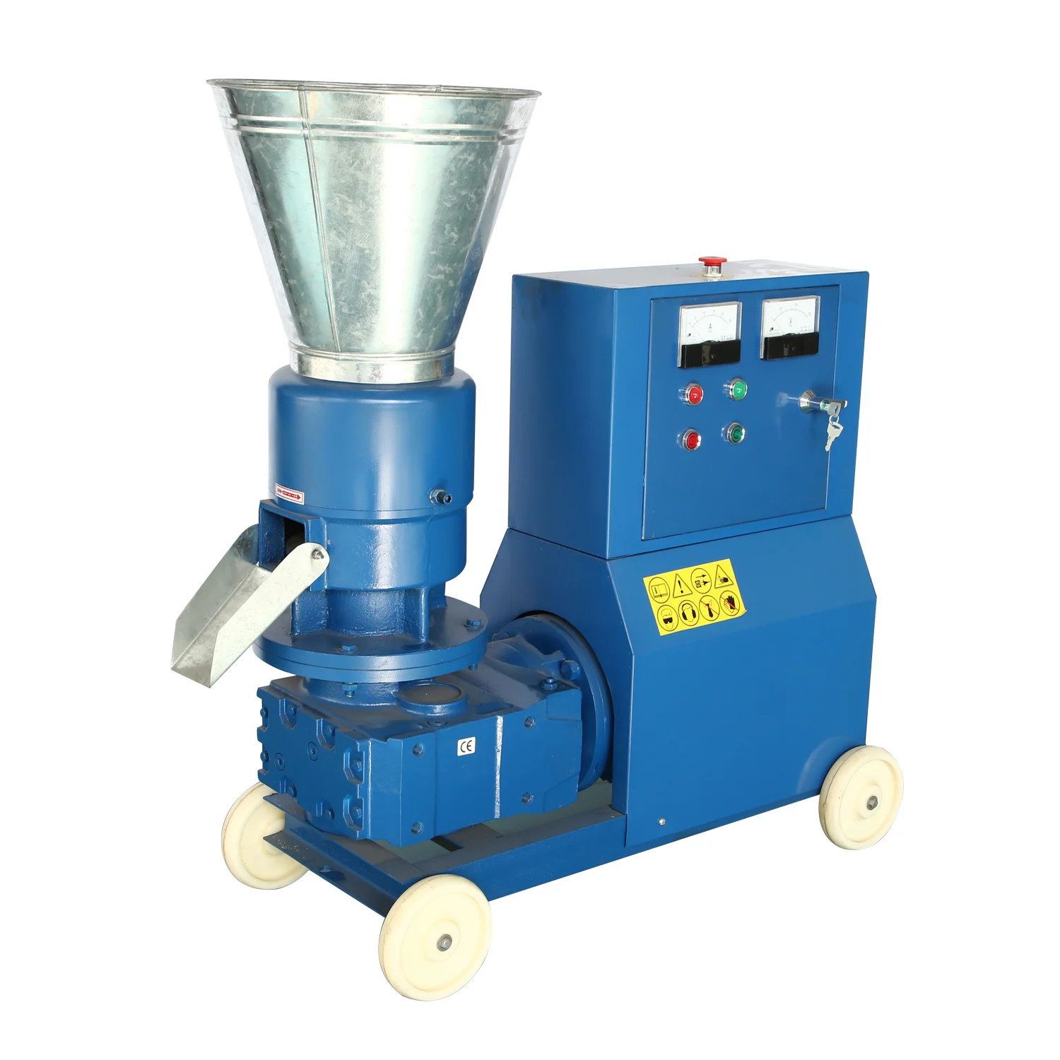 MKL225 roller driven type pellet mill machine to door
