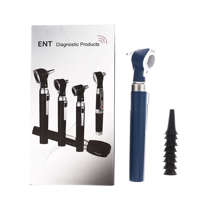 Kit Diagnostico Professionale Otoscopio, Endoscopio LED Portatile per Cura dell'Orecchio, Otoscopio con 8 Punte per Uso Domestico e Medico - immagine 5