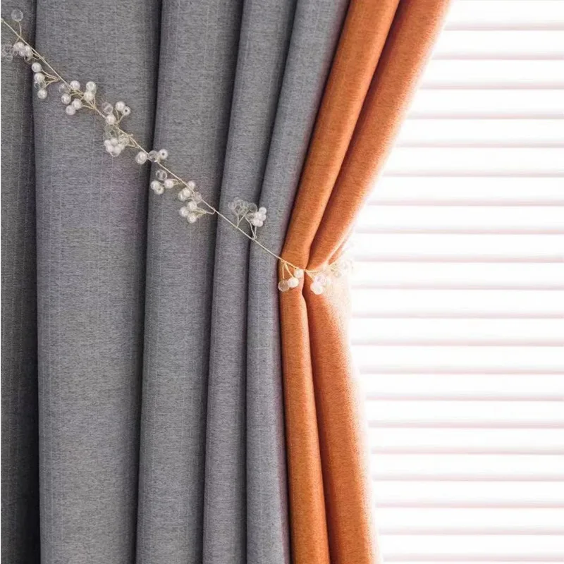 

Прозрачная полоса, новинка, светоизоляционные занавески для защиты от солнца, тканевые занавески для гостиной и спальни, оптовая продажа