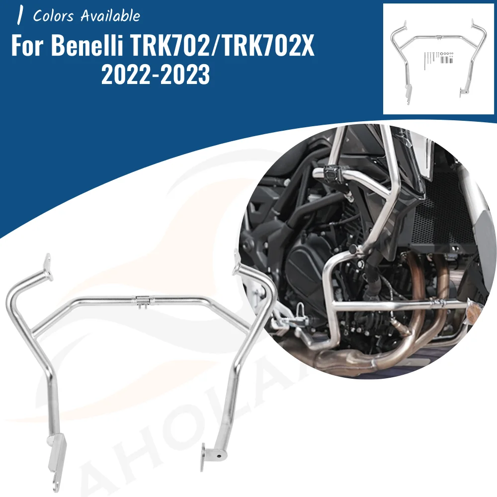 

For Benelli TRK 702 702X 2022 2023 TRK702 TRK702X Bumper Engine Lower Guard Crash Bar Motorcycle Body Frame Slider Protector