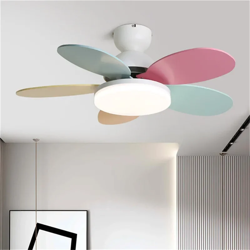 APRIL Modern Fan Light LED Luxury Living Room Restaurant Bedroom Children's Room Ceiling Fan Light Remote Electric