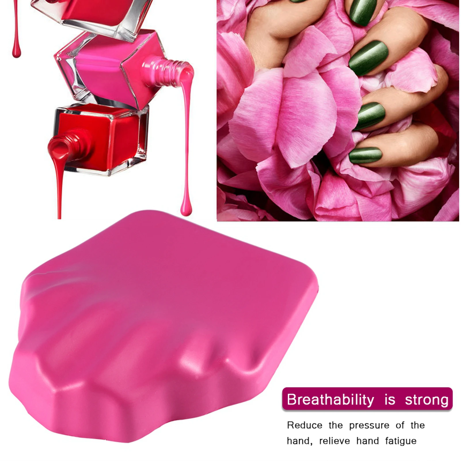 Soft Anti Skid Nail Pillow Hand Rest Holder Tool Art Manicure Care Pad Cushion