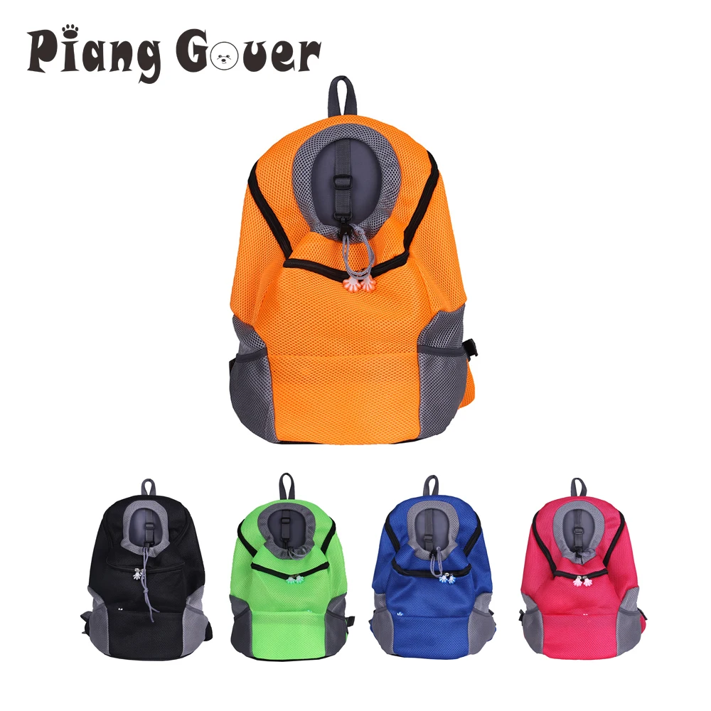 Pet Bag Carrier Dog Backpack Portable Travel Cat Front Bag Mesh Outdoor Hiking Double Shoulder Sports Pet Backpack