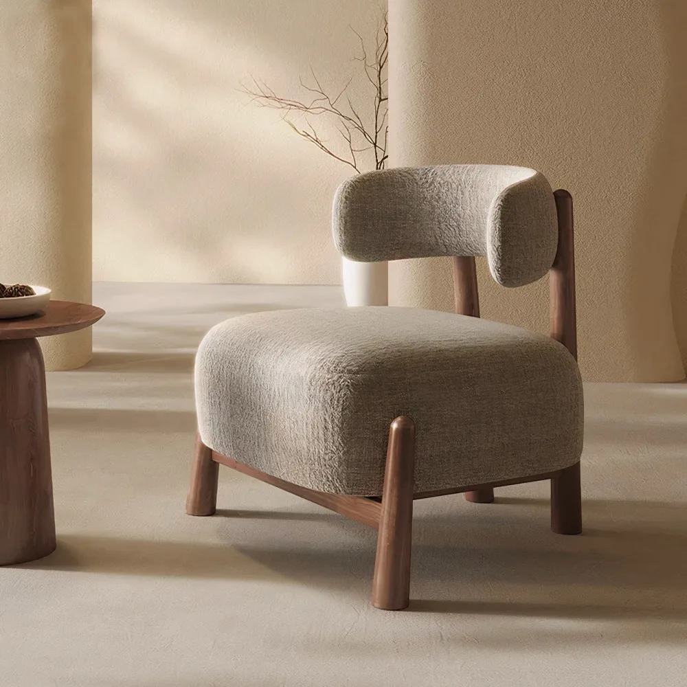 

Solid Wood Leg Sofa Chair Nordic Lazy Single Comfy Relax Adult Living Room Chairs Banquet Fashion Free Shipping Sillas Furniture