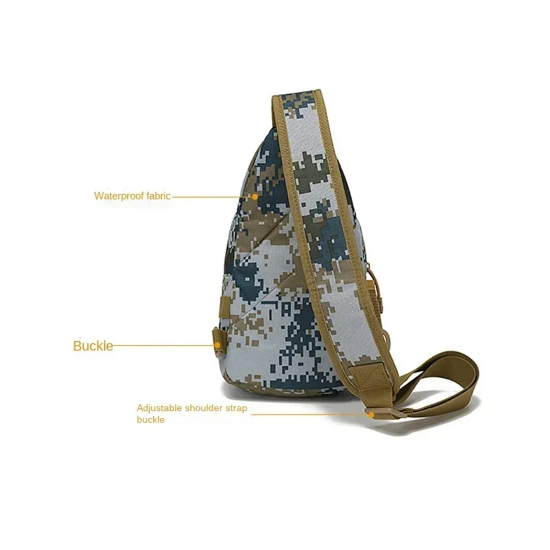Sac Banane Tactique Molle Vert – Nylon, Camping, Randonnée, Chasse Homme