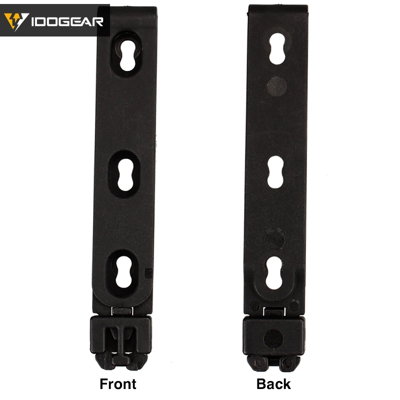 

IDOGEAR Magzazine Pouch Molle Clip Pistol Mag Magazine Pouch Holster Fastmag Belt Clip plastic Black (1set/2pcs) G Code