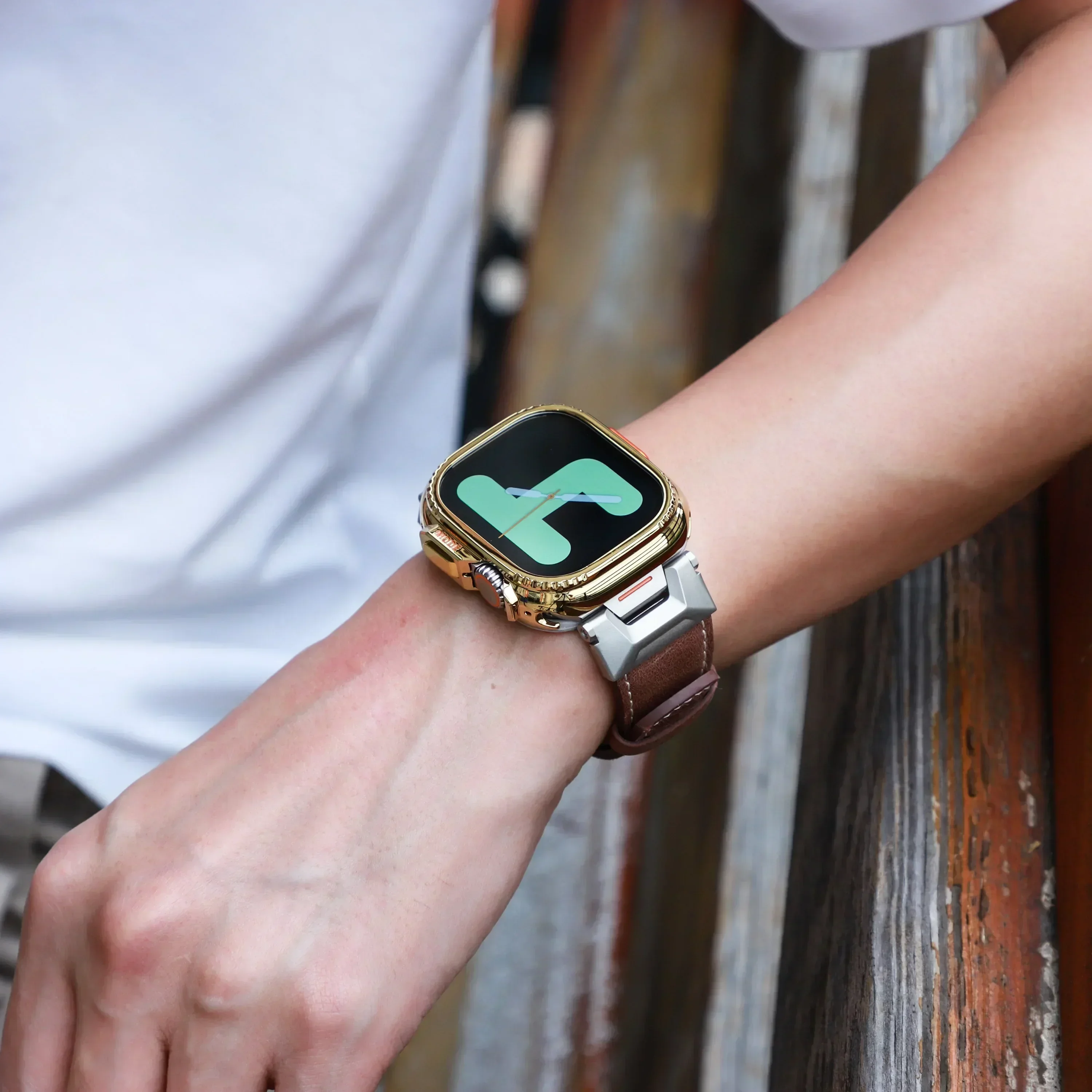 Premium Aluminum Metal Watch Protector Case - Durable Bumper Frame Cover