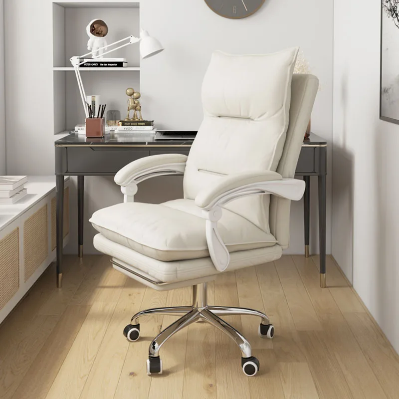 Swivel Massage Office Chairs Recliner Cushion Ergonomic Floor Comfy Office Chairs Makeup Cadeira De Escritorio Modern Furniture luxury beauty swivel barber chairs makeup ergonomic simple barber chairs pedicure silla barberia commercial furniture yq50bc