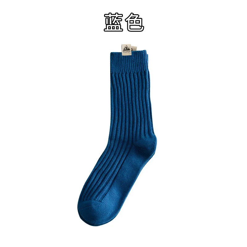Socks Men's medium tube solid sports socks 5pcs