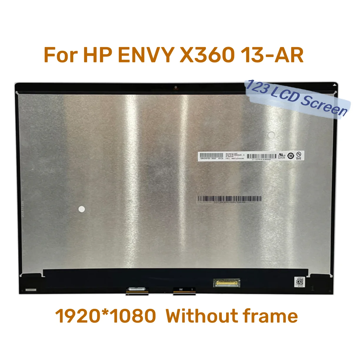 

Original 13.3 Inch Laptop LCD Screen For HP ENVY X360 13-AR B133HAN05.7 M133NVF3 R2 LCD Panel Touch Screen Assembly 1920*1080