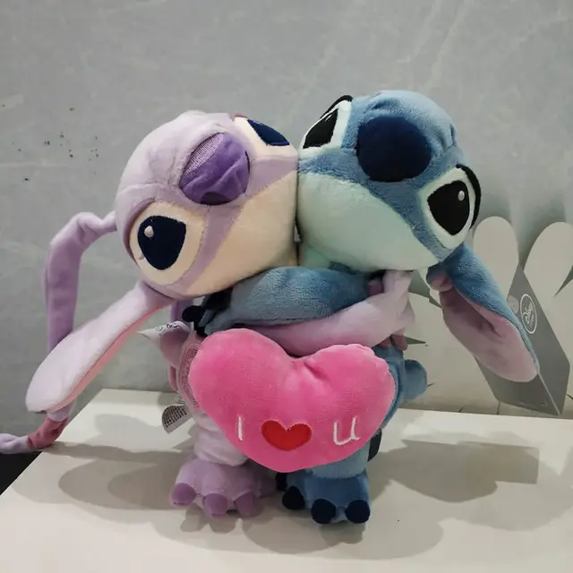 Stitch+Angel) Lilo & Stitch Lovers Stitch Angel Plush Doll 20CM on OnBuy