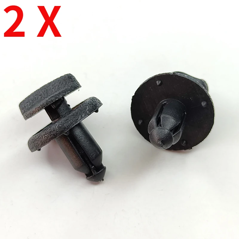 2 PCS Clip Fixation Plage Arriere Nissan Juke NEUF Noir Ref:79916-1KA2A