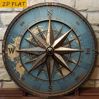 Antique Compass Wall Decor 1