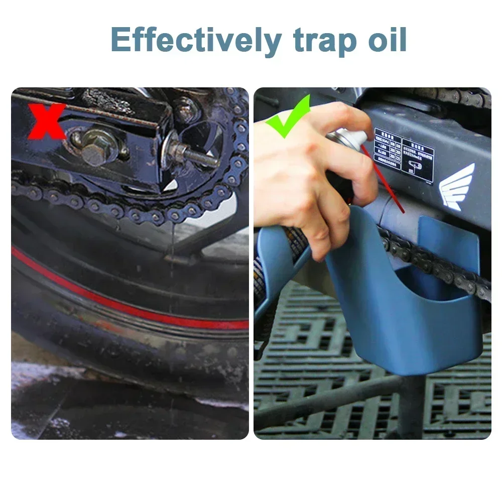 ABS Chain Oil Cleaner Tool Set for Motorcycle Bicycle