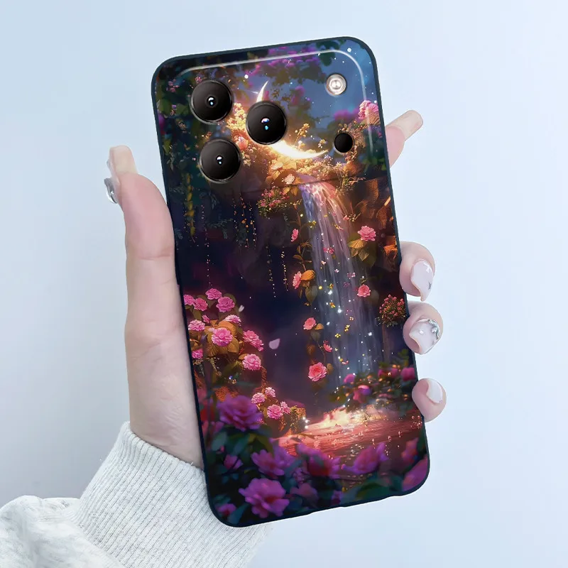 Luxury Cute Love Rabbit Black Silicone Soft Back Cover Case