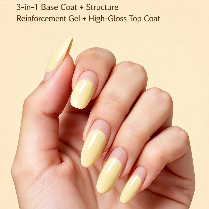 High Gloss Soak-Off Nail Gel Base & Top Coat Kit