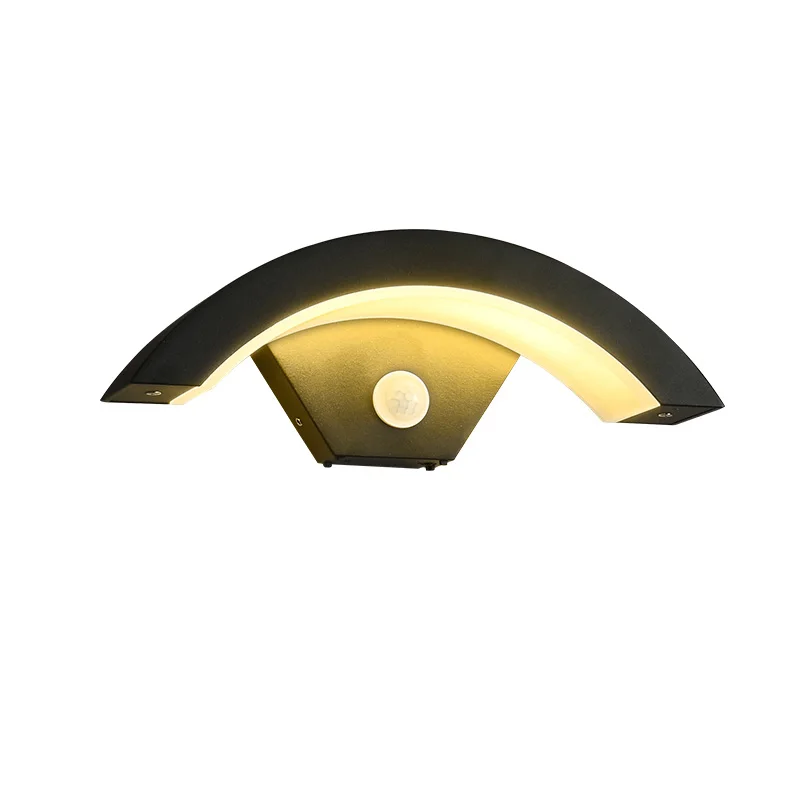 Outdoor Balcony Doorstep Terrace Hallway Courtyard Human Body Sensing Simple Waterproof Sensing Wall Lamp led wall lamp