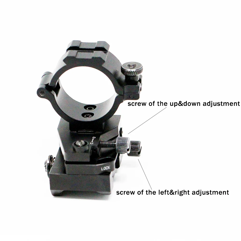 Tactical Rifle Scope Mount, Laser Flashlight Mount, Adjustable Ring, , 25.4mm and 30mm