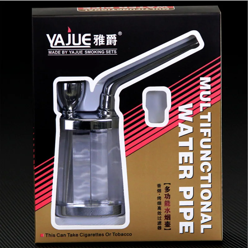Portable Mini Hookah Shisha Herb Smoking Pipe Metal Tube Filter