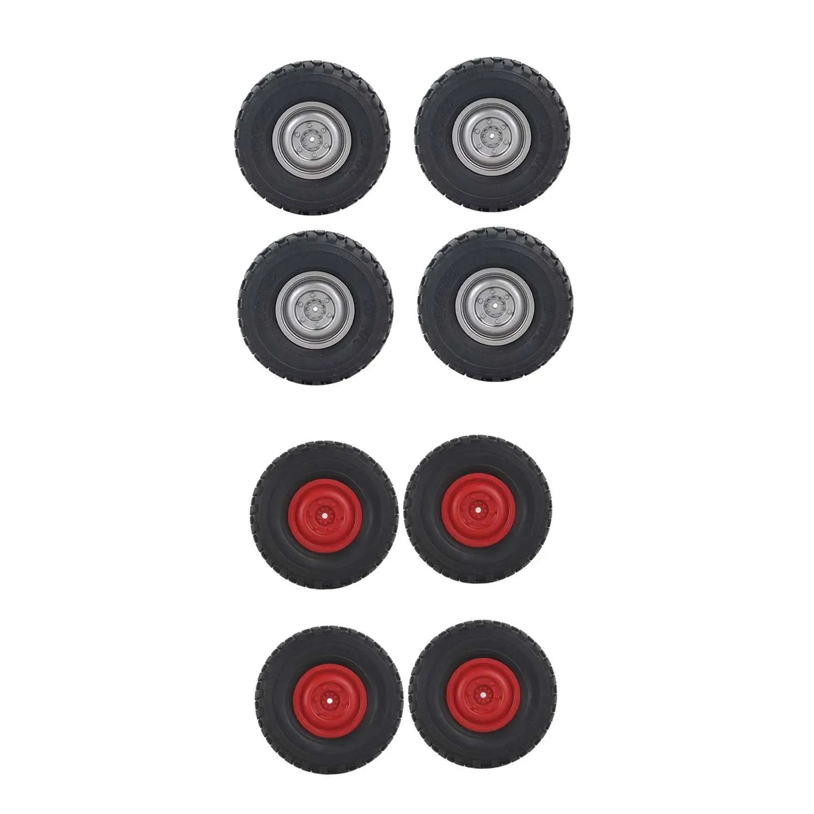 

4x Wheel Tires 1/16 Scale Upgrade Parts RC Car Tires RC Crawler Tires 72mm Soft Tire for WPL B14 C44 Trucks DIY Accs Vehicles