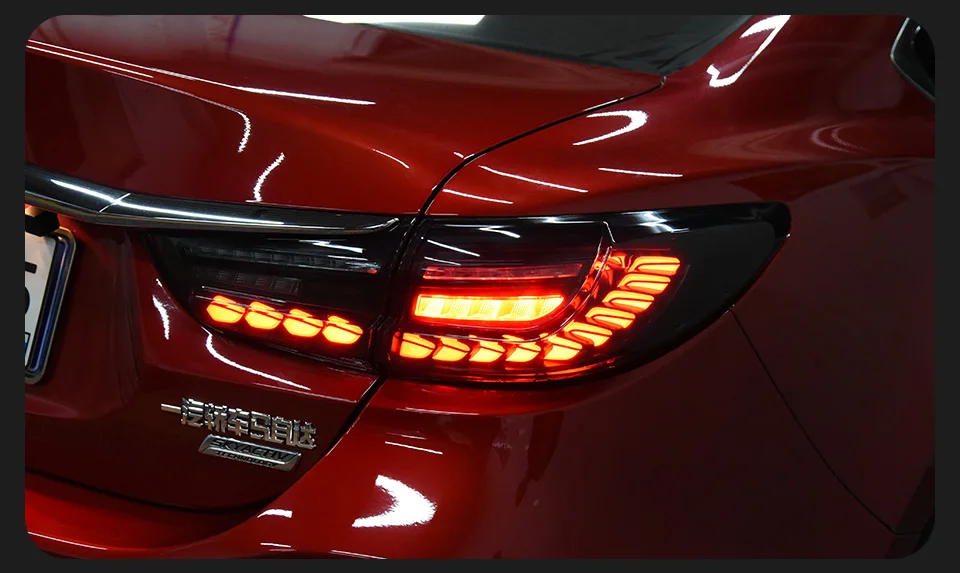 AKD Tail Lamp for Mazda 6 Atenza LED TailLight 2013-2018 Mazda6 Rear Fog Brake Turn Signal Automotive Accessories