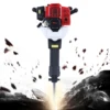 Light Weight Power Drill Digging Machine Hand-Held Rock Drill Breaker (One Tip And One Flat) for Road-Building and Telecom Works 3