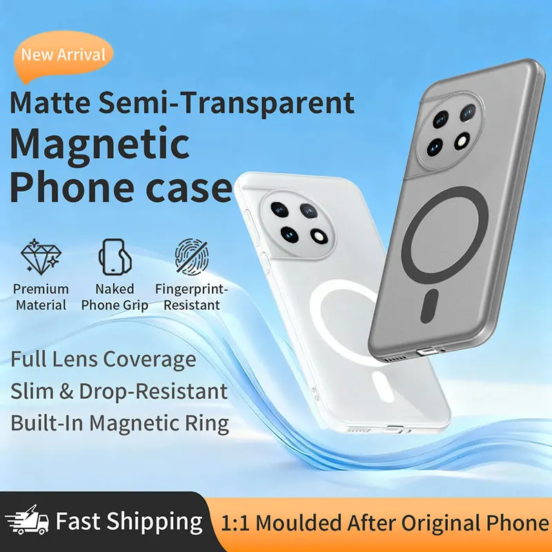 Enhanced Soft TPU Slim MagSafe Wireless Charging Protective Back Cover Case