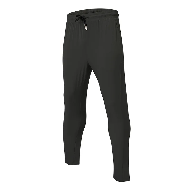 Sports Trousers Men's Outdoor Fishing And Camping Ice Silk Pants Ankle-length Stretch Quick-drying Pants