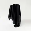 Fashion Wrinkle Bandana Head Women Scarf Solid Color Cotton Hijab Scarfs for Ladies 90CM Square Shawls Wraps Soft Neck Scarves 3