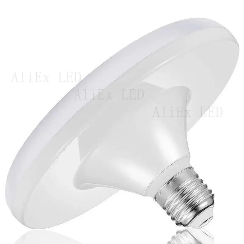 AC220-240V E27 LED 램프 전구 3000K/6000K 15W 20W 30W 40W 50W 60W 70W 에너지 절약 UFO 밝은 범블 홈 조명