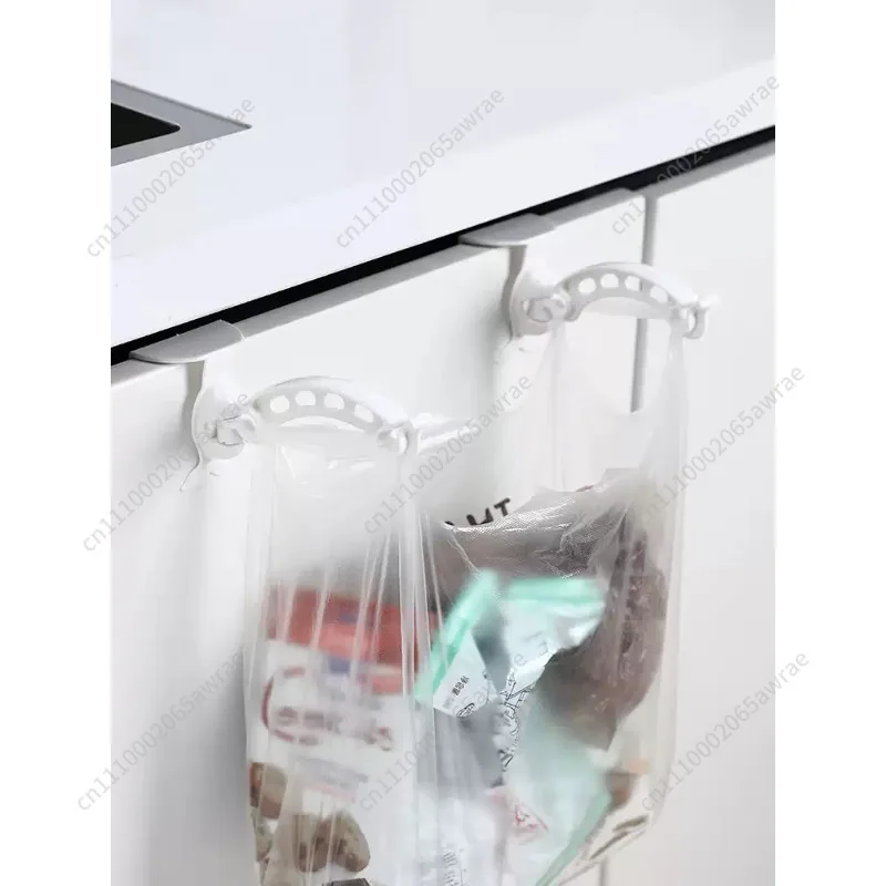 캐비닛 도어 쓰레기봉투 걸이 심플 주방 쓰레기통 벽걸이 비닐봉투 지지대 선반 걸이형 쓰레기걸이