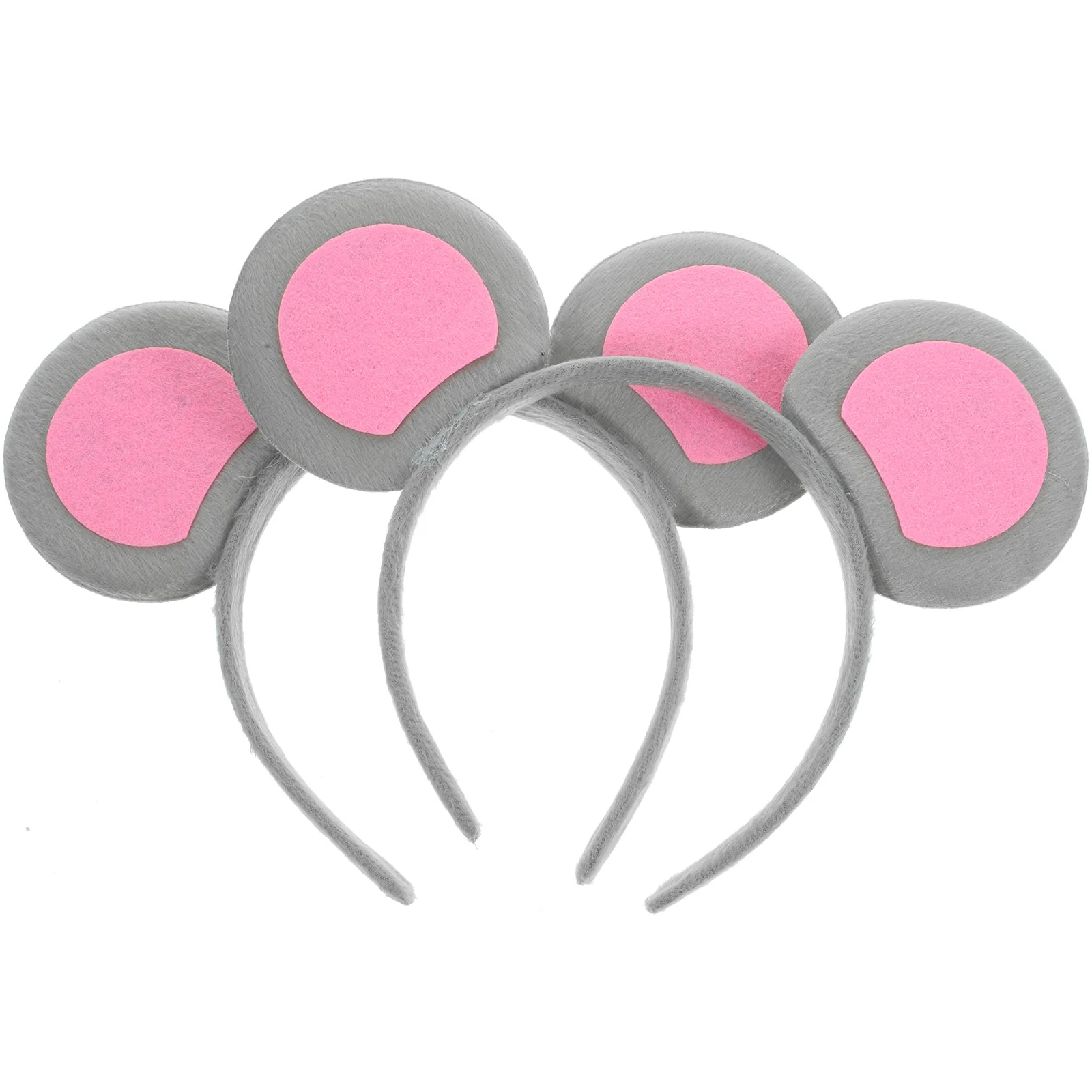 

Mouse Ear Headband Mice Headbands 2Pcs Animal Hair Hoop Cosplay Costume Accessories Birthday Halloween Party Supplies Favors