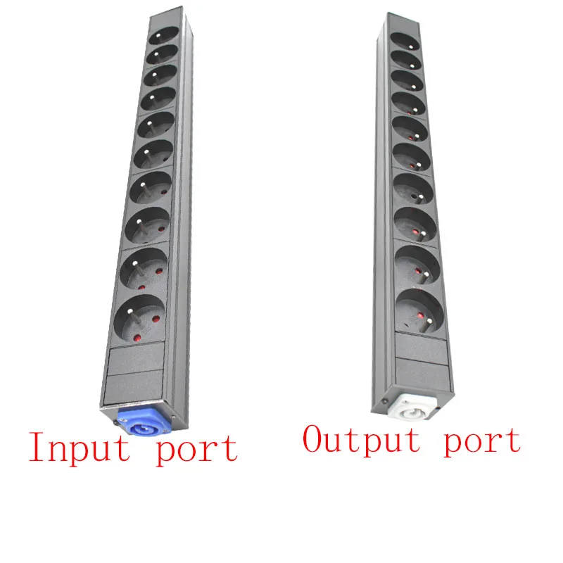 

PDU Power Strips Schuko Powerlink box Power amplifier audio 3P Aviation plug 10 AC statute socket SOCKET
