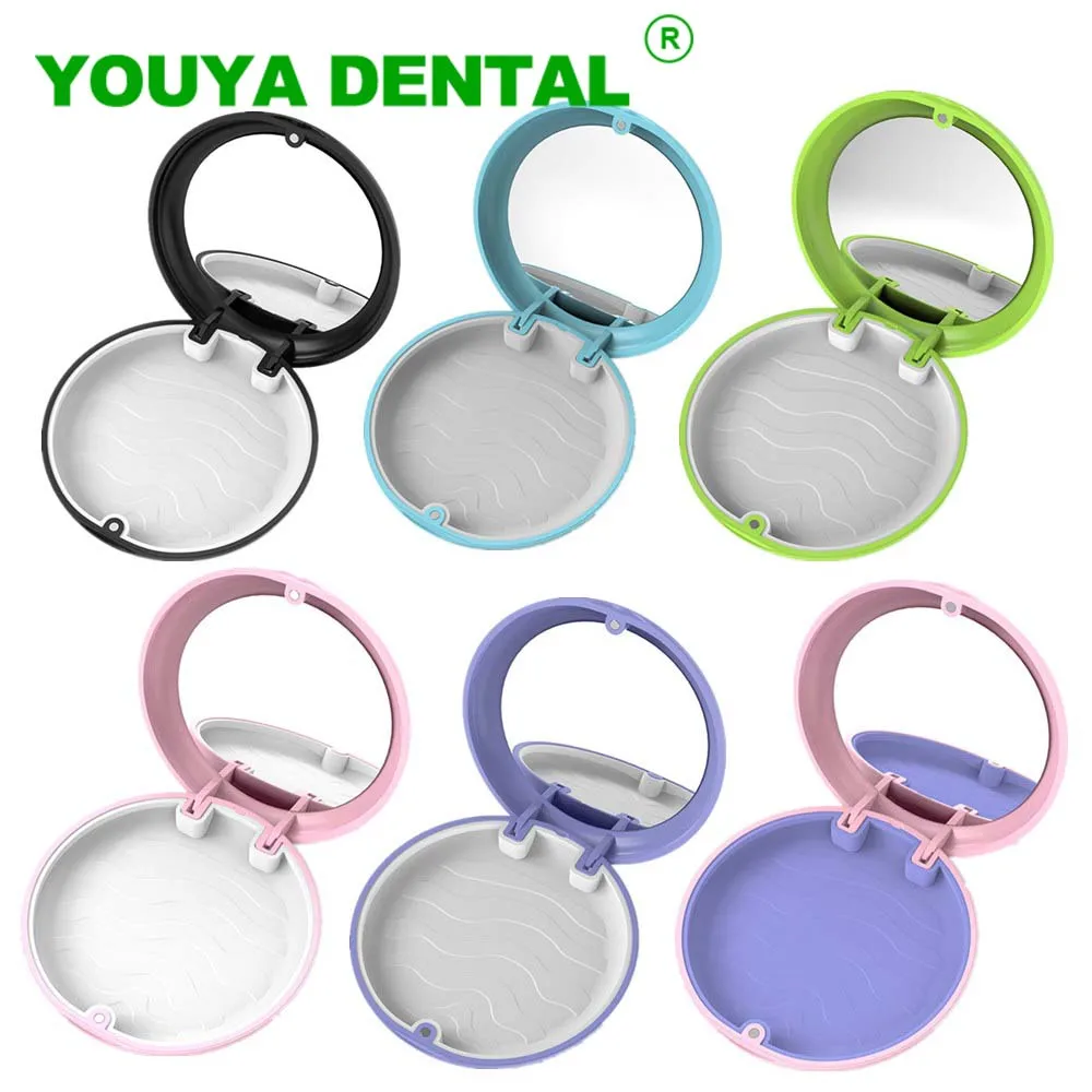 Dental Retainer Case Fake Teeth Box Orthodontic Denture Storage Box Mouth Guard Braces Aligner Case Oral Care Tool Organizer Hot