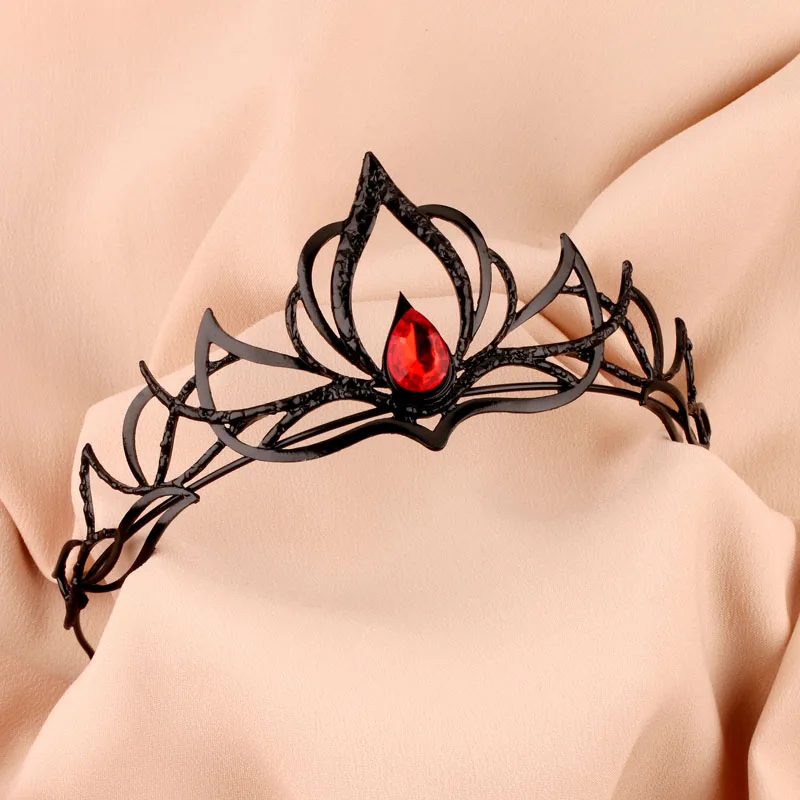 Frauen Krone Kristall Prinzessin Tiara Mädchen Haar Zubehör High-end-Atmosphäre Dance Performance Geburtstag Geschenk Krone Schmuck – Detail 11